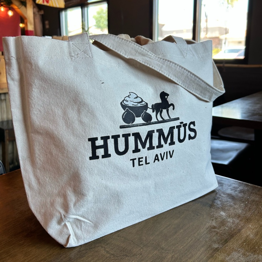 Hummus Tel Aviv Canvas Tote Bag